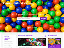 Tablet Screenshot of cumplesmendoza.com